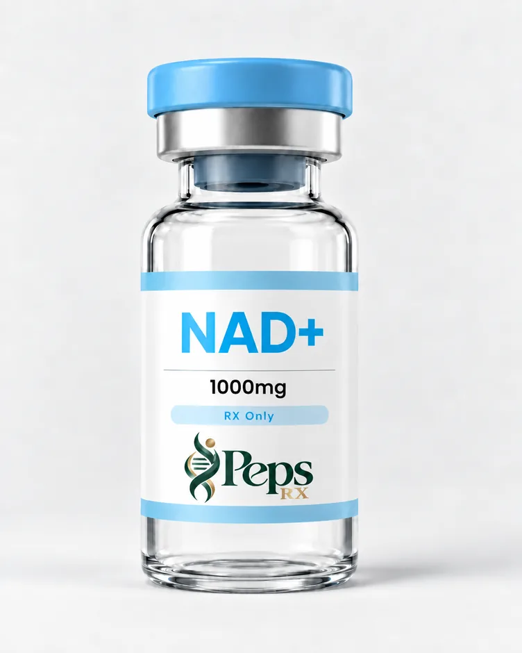NAD+ 1000mg total per vial vial, 5 mL injectable